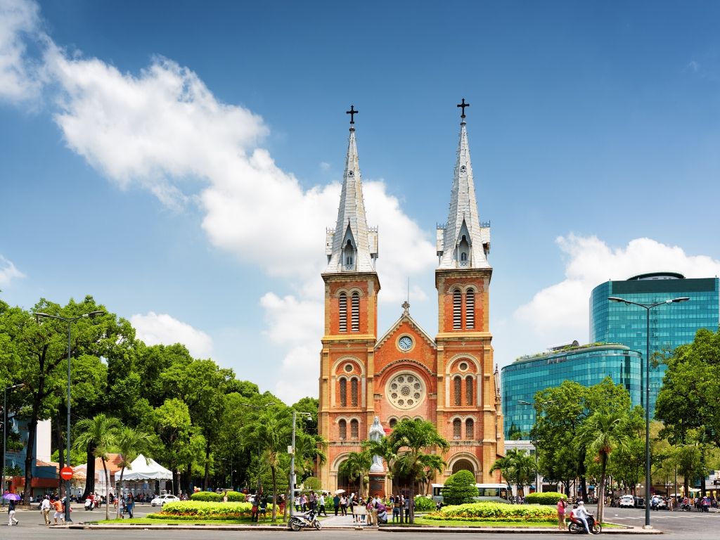 Catedral de Notre Dame em Saigao