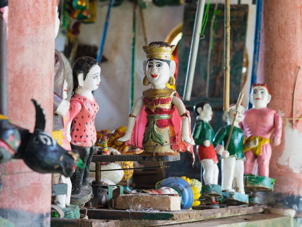 Hanói Vietname Espectaculo de Marionetes na Agua em Hanoi