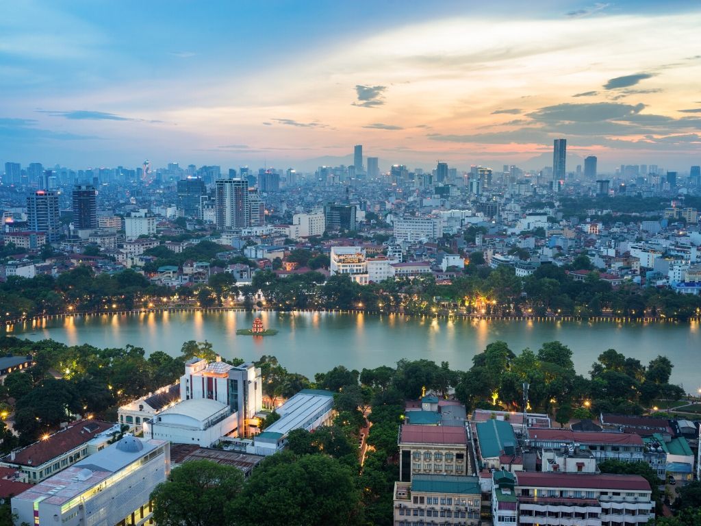 Hanói Vietname Onde fica Hanoi no Vietname