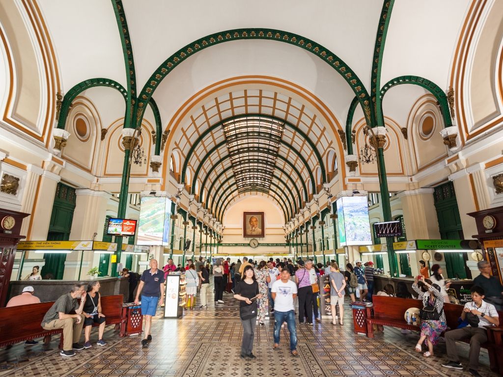 Posto Central de Correios em Saigao